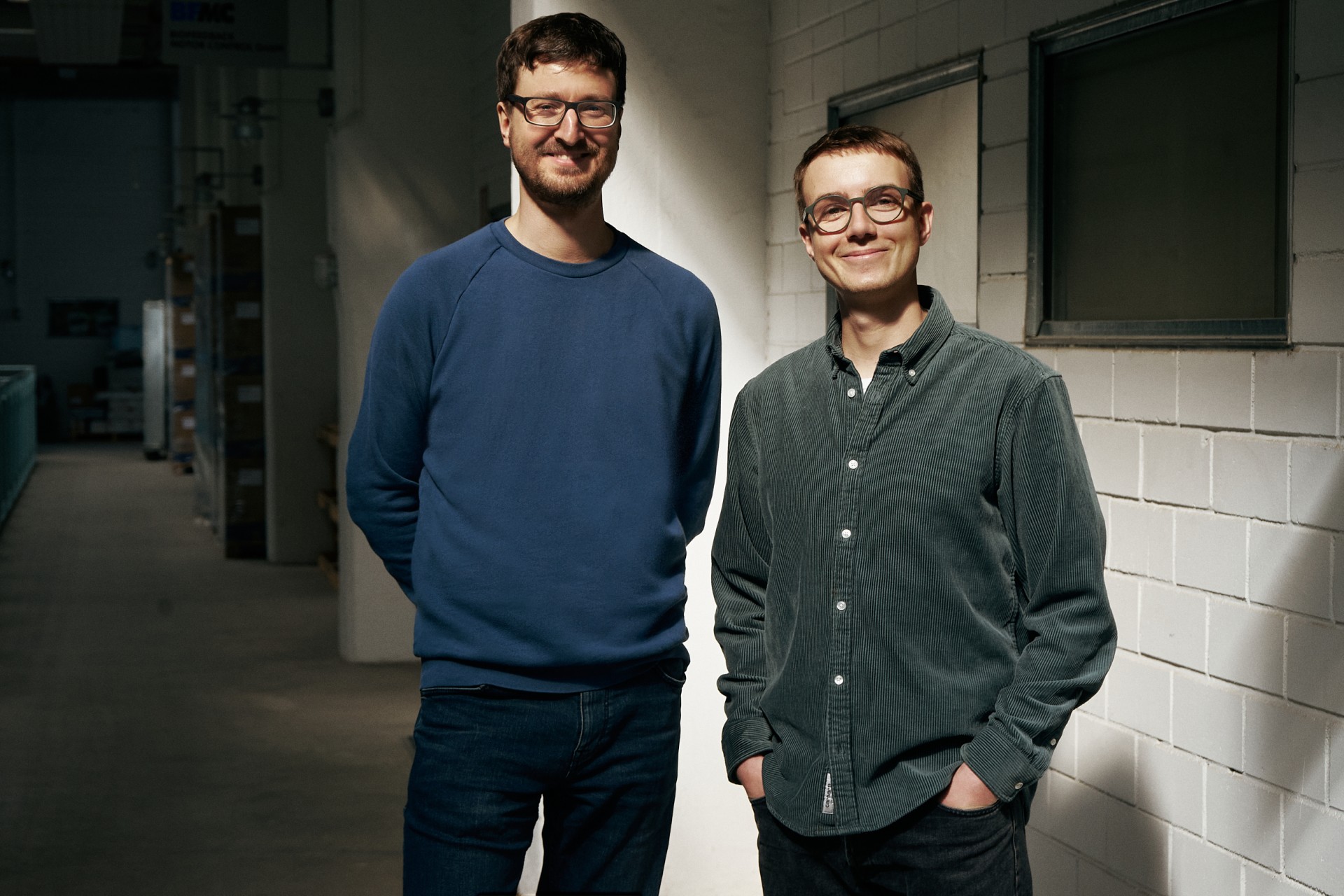 Die beiden Gründer und Geschäftsführer von robole: Jens Kabisch und Martin Wilmer